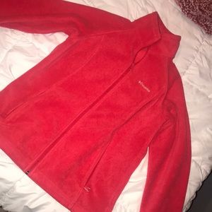 Red Zip up Columbia